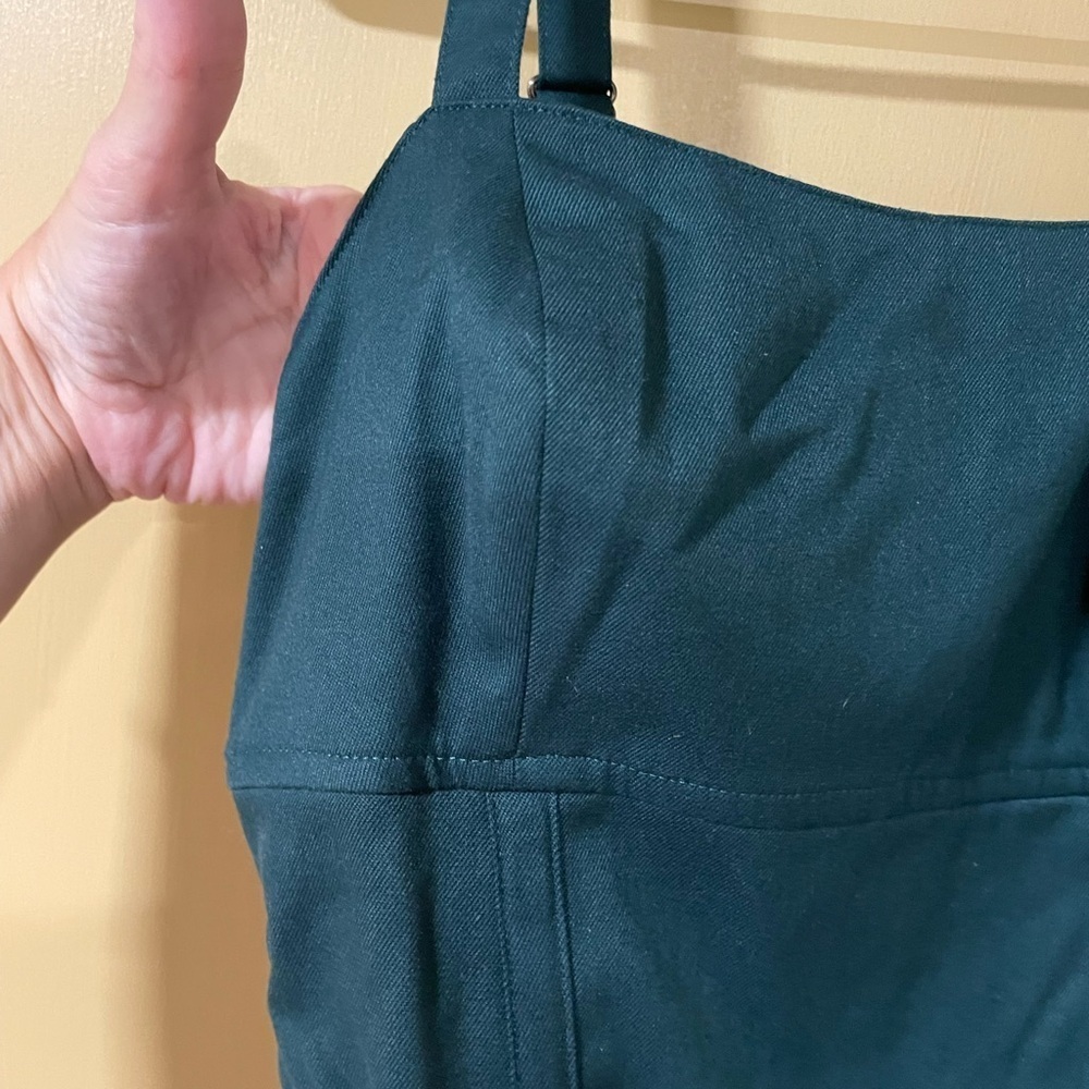 NWT The Drop Elegant Teal Corset Crop Top - Picture 11 of 13